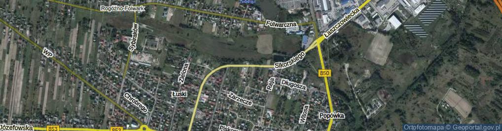 Zdjęcie satelitarne Sikorskiego Władysława, gen. ul.